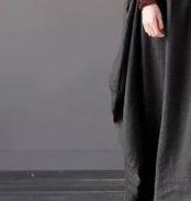 Womens caftan Maxi Dress Summer Autumn Cotton Linen Gown Robe Dresses Large Size Dresses