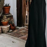 Women's Caftan  Short Sleeve Loose Side Slit Long caftan Dress hott sale