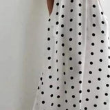 Women Caftan Off Shoulder Party Evening Poolka Dot Print Sundress Summer Kaftan 2019