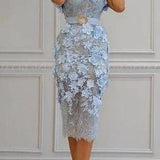 Caftan Evening Dresses 2019 Kaftan Prom Dress Tea Length Formal Party Gowns