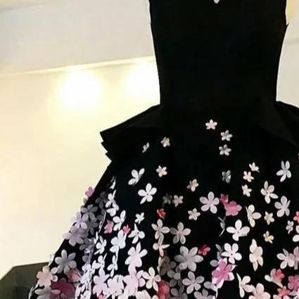 New arrival Black Short  Evening gowns caftan Robe soiree caftan Evening dresses 201