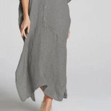 Dress  Women Split Long Dress  Summer Robe Tuniic Vestiodos Mujier caftan