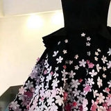 New caftan Robe soiree dress Black Evening gowns caftan 2019